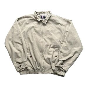 Vintage Chaps Ralph Lauren Harrington Jacket 90s Men’s Large Classic Beige